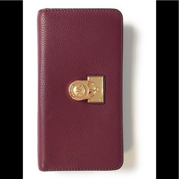 🔥 ON SALE 🔥 Hamilton Traveler Large Zip Around Leather Wallet - Picture 1 of 12